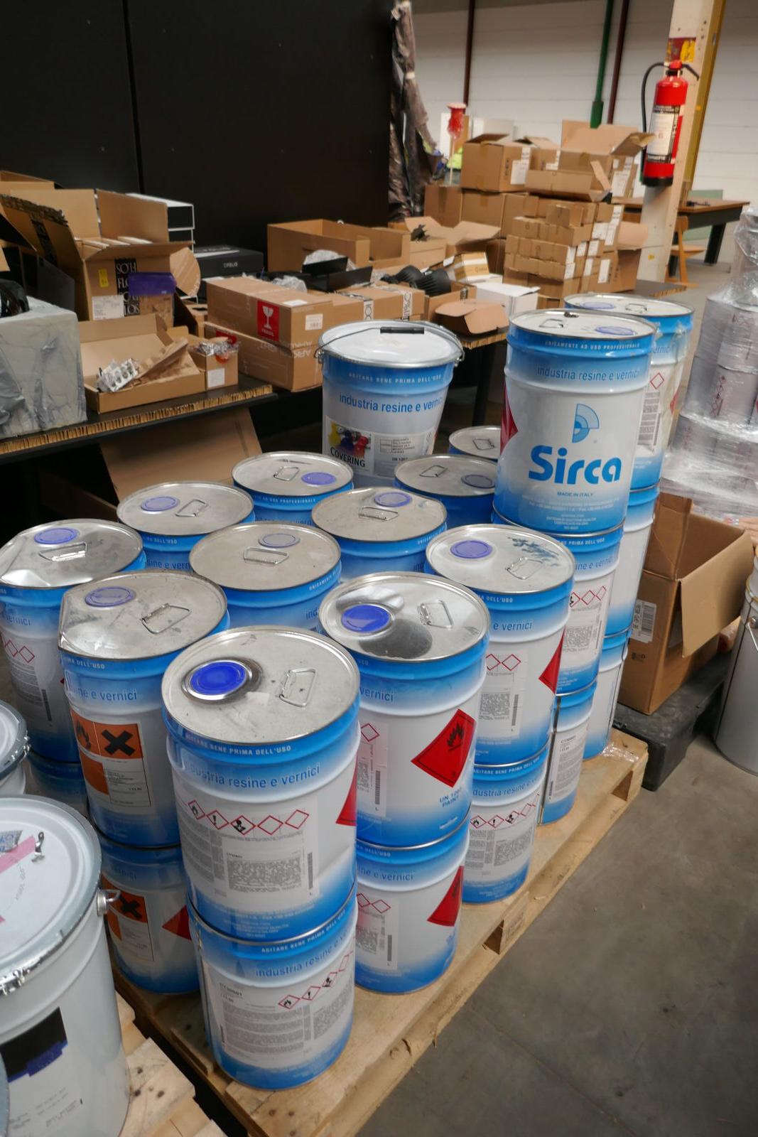 Overstock verf – veiling bij Openbare Verkopen, Wielsbeke