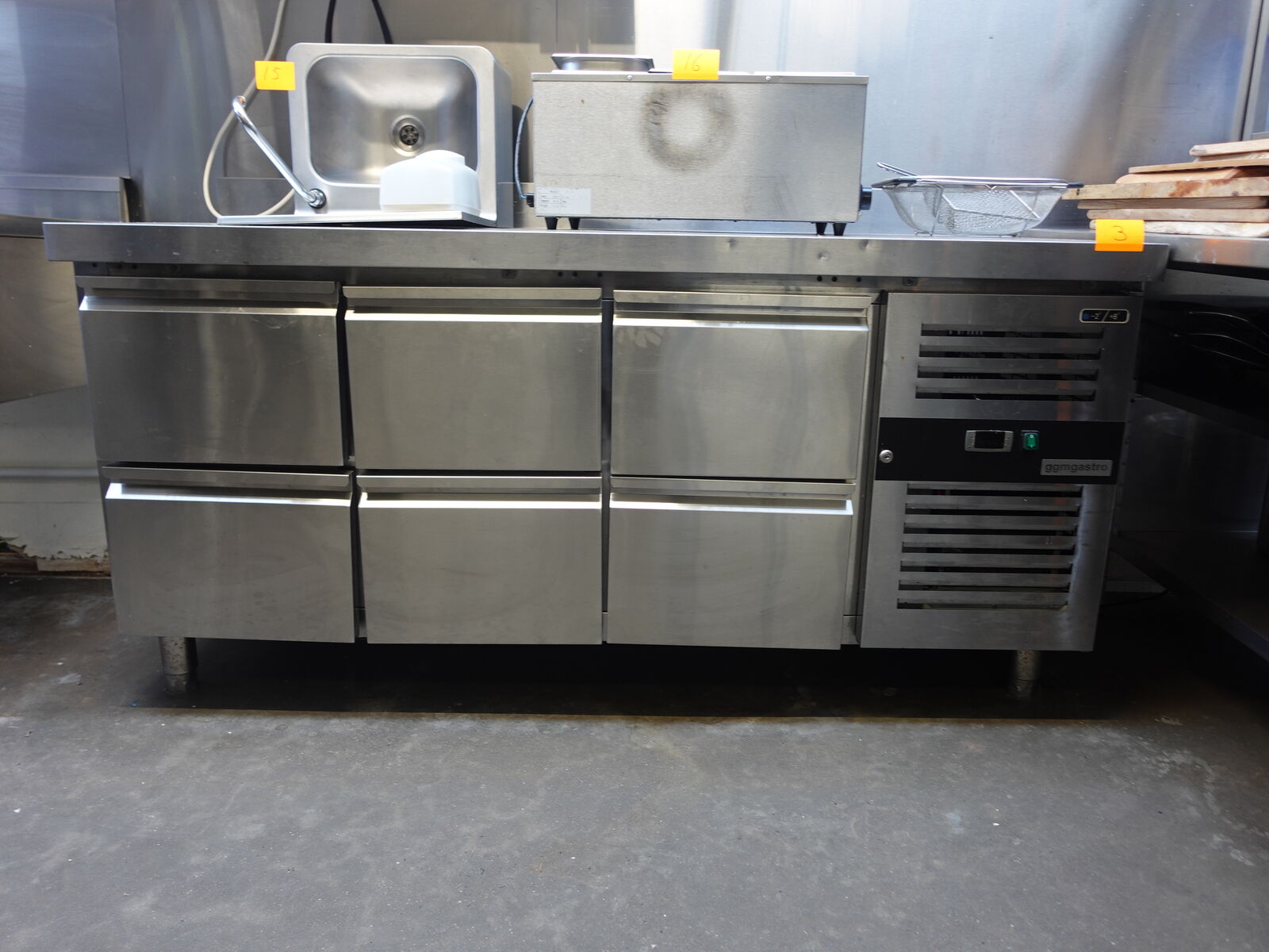 Inox koeltoog Ggmgastro – kavel bij Openbare Verkopen, Bredene