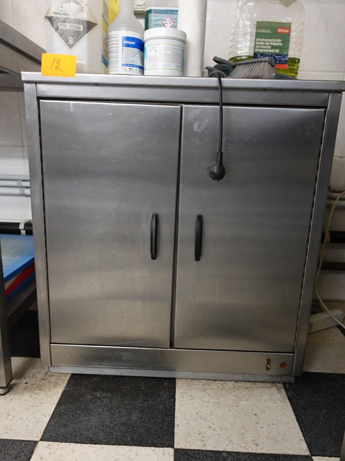 Inox warmhoudkast – kavel bij Openbare Verkopen, Bredene