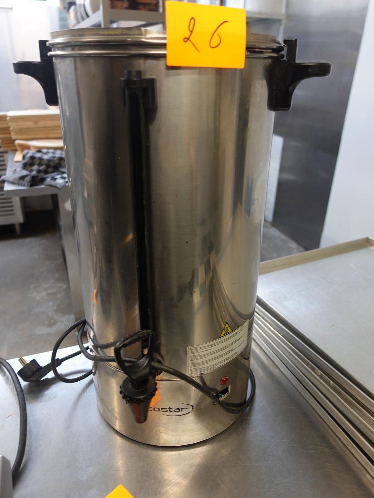 Inox perculator Percostar – kavel bij Openbare Verkopen, Bredene