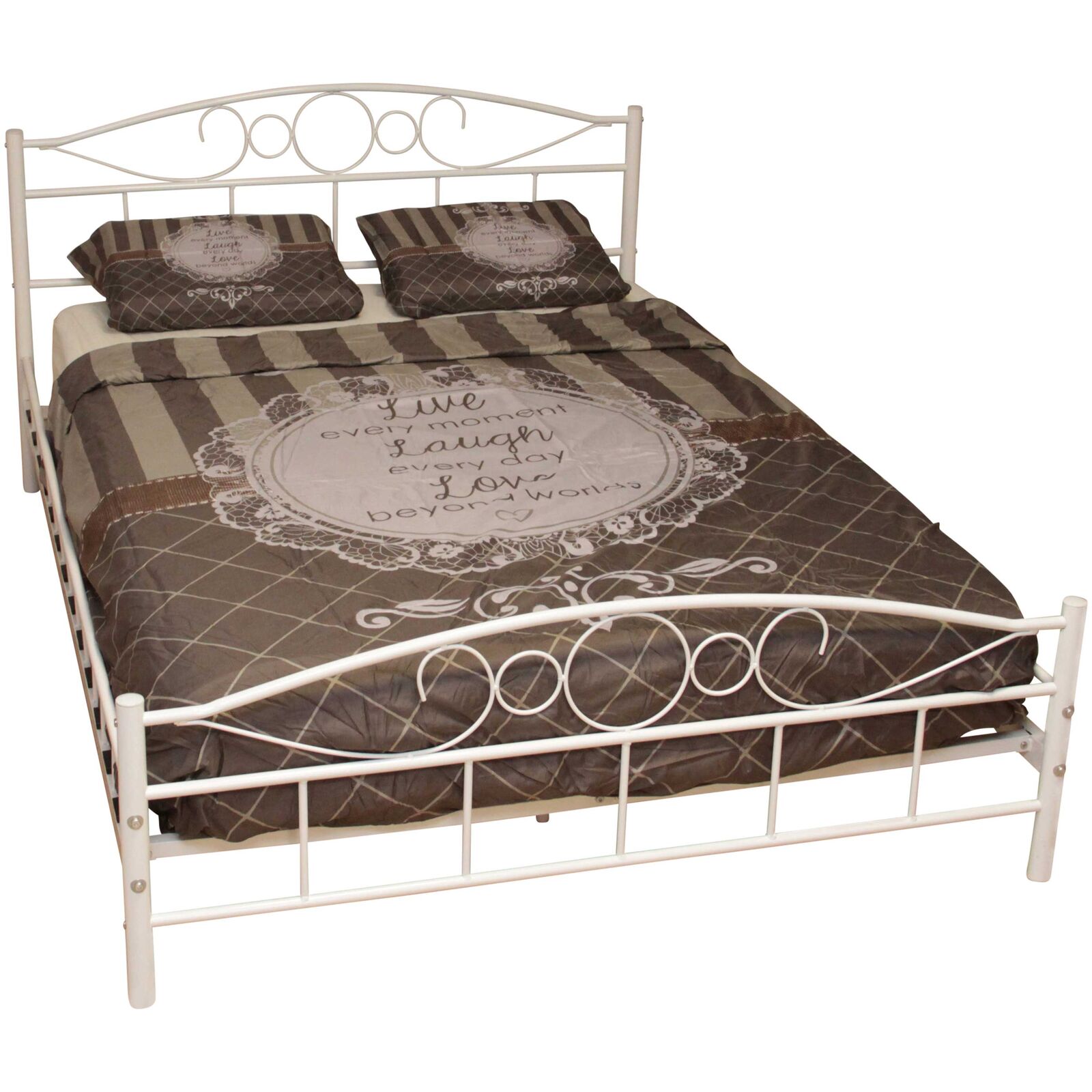 Tweepersoonsbed Marionne 140x200 – kavel bij Openbare Verkopen, Beveren-Leie