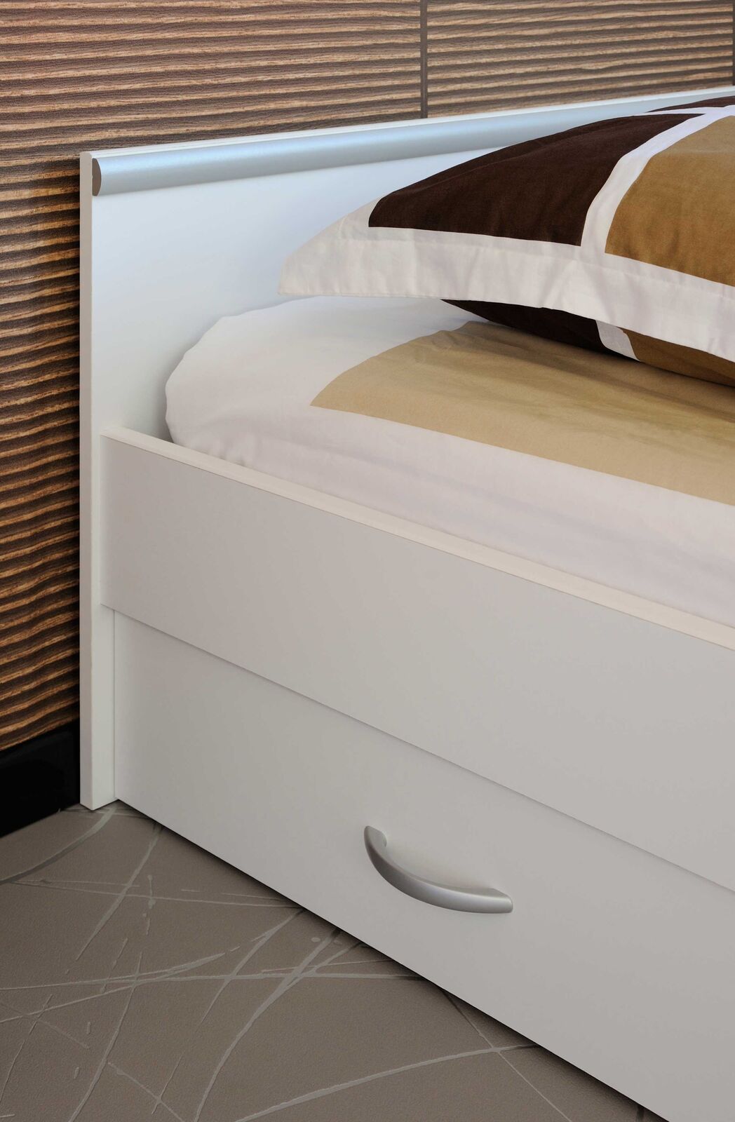 Kinderbed Alma 90x200 met opbergruimte - wit – kavel bij Openbare Verkopen, Beveren-Leie