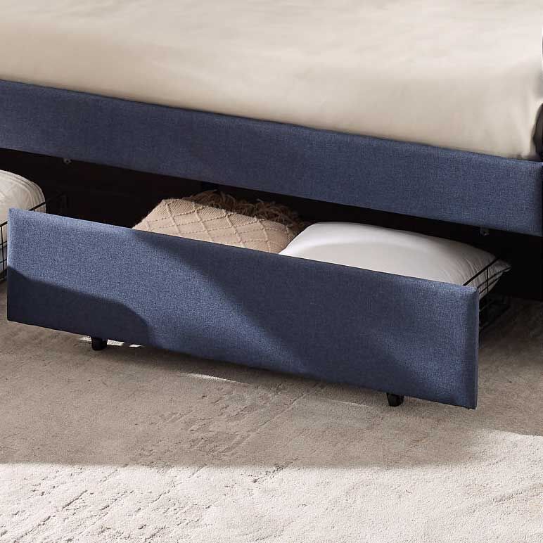Kajuitbed Spector - 90 x 200 cm - Met opberglades - Blauw – kavel bij Openbare Verkopen, Beveren-Leie