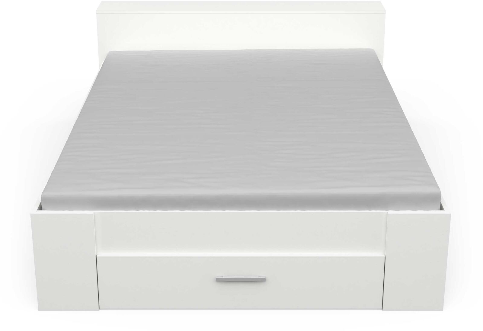 Bed Polly 160 x 200 cm-mat wit – kavel bij Openbare Verkopen, Beveren-Leie