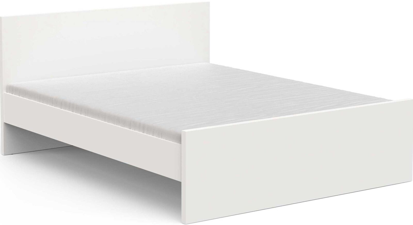 Tweepersoonsbed Clyde - 160x200cm - wit – kavel bij Openbare Verkopen, Beveren-Leie