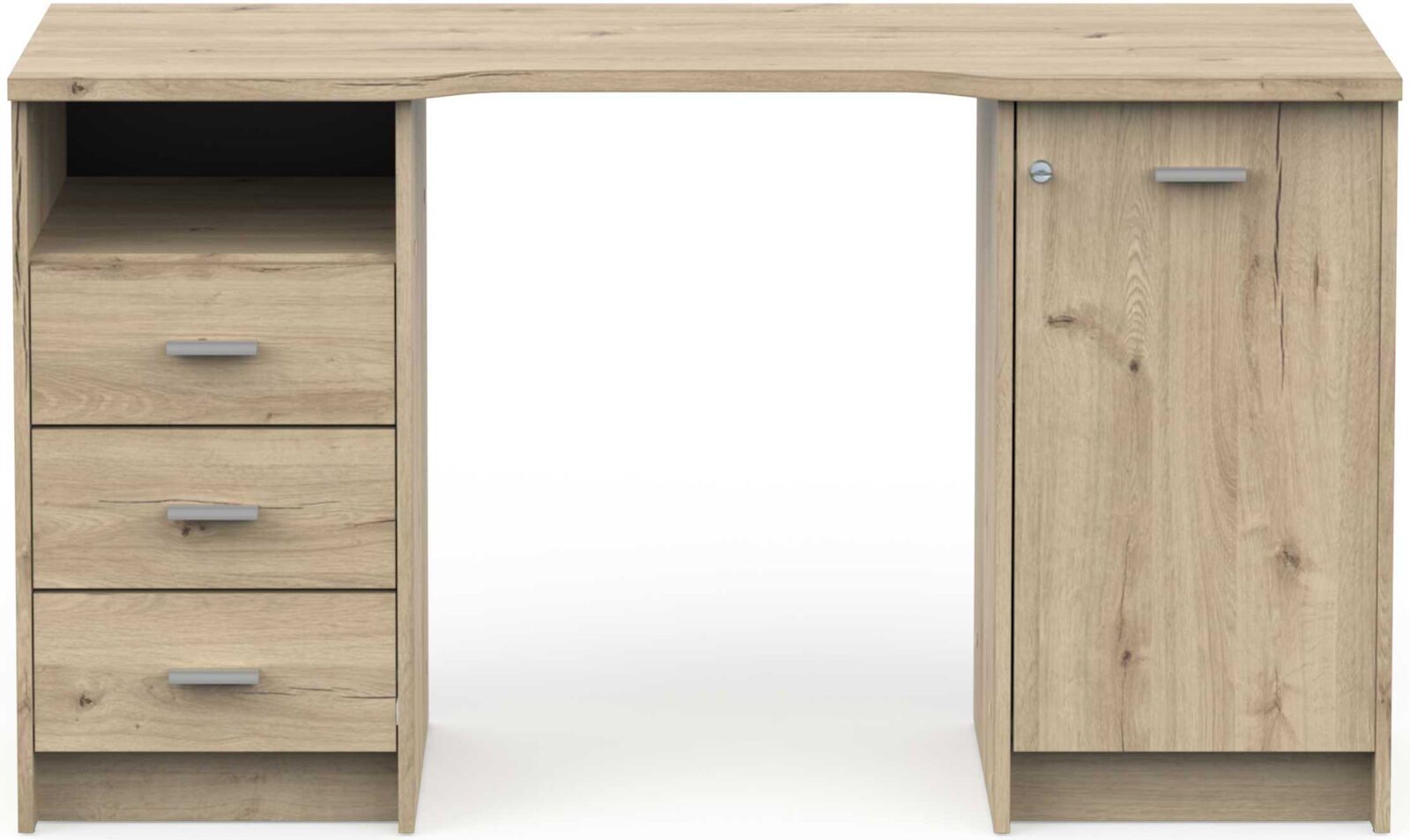 Bureau Mao - 48,40x132,20x73,90 cm - Bruin/Kronberg eik – kavel bij Openbare Verkopen, Beveren-Leie