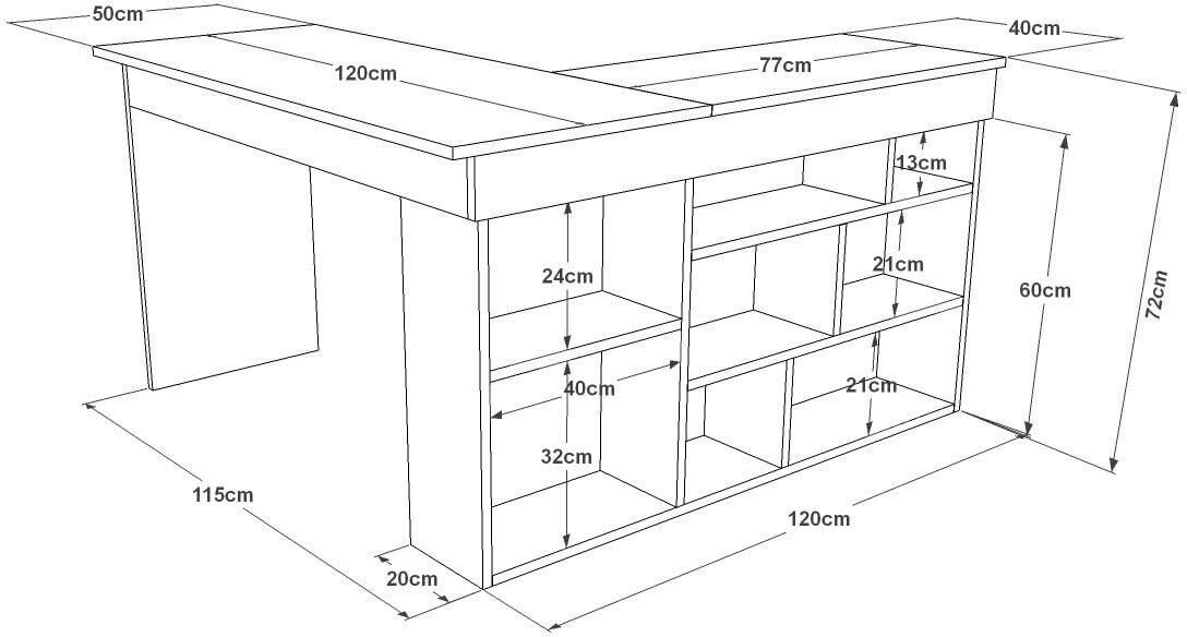 CT5 Bureau | 100% MELAMINE | Wit – kavel bij Openbare Verkopen, Beveren-Leie