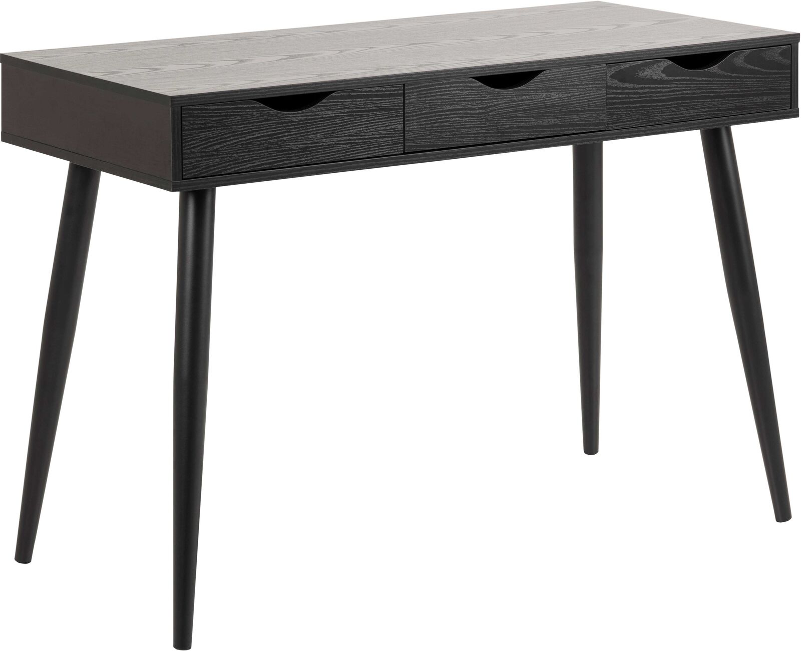 Sidetable Jupiter 110 cm met 3 lades in zwart – kavel bij Openbare Verkopen, Beveren-Leie