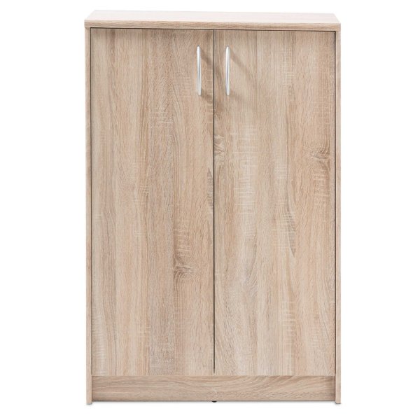 Commode Ultima 74x35x112cm met 2 deuren - sonoma eik – kavel bij Openbare Verkopen, Beveren-Leie