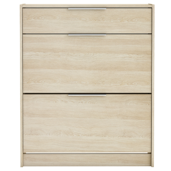 Schoenenkast Siebert 2 opklapdeuren en 1 lade-Shannon eik – kavel bij Openbare Verkopen, Beveren-Leie