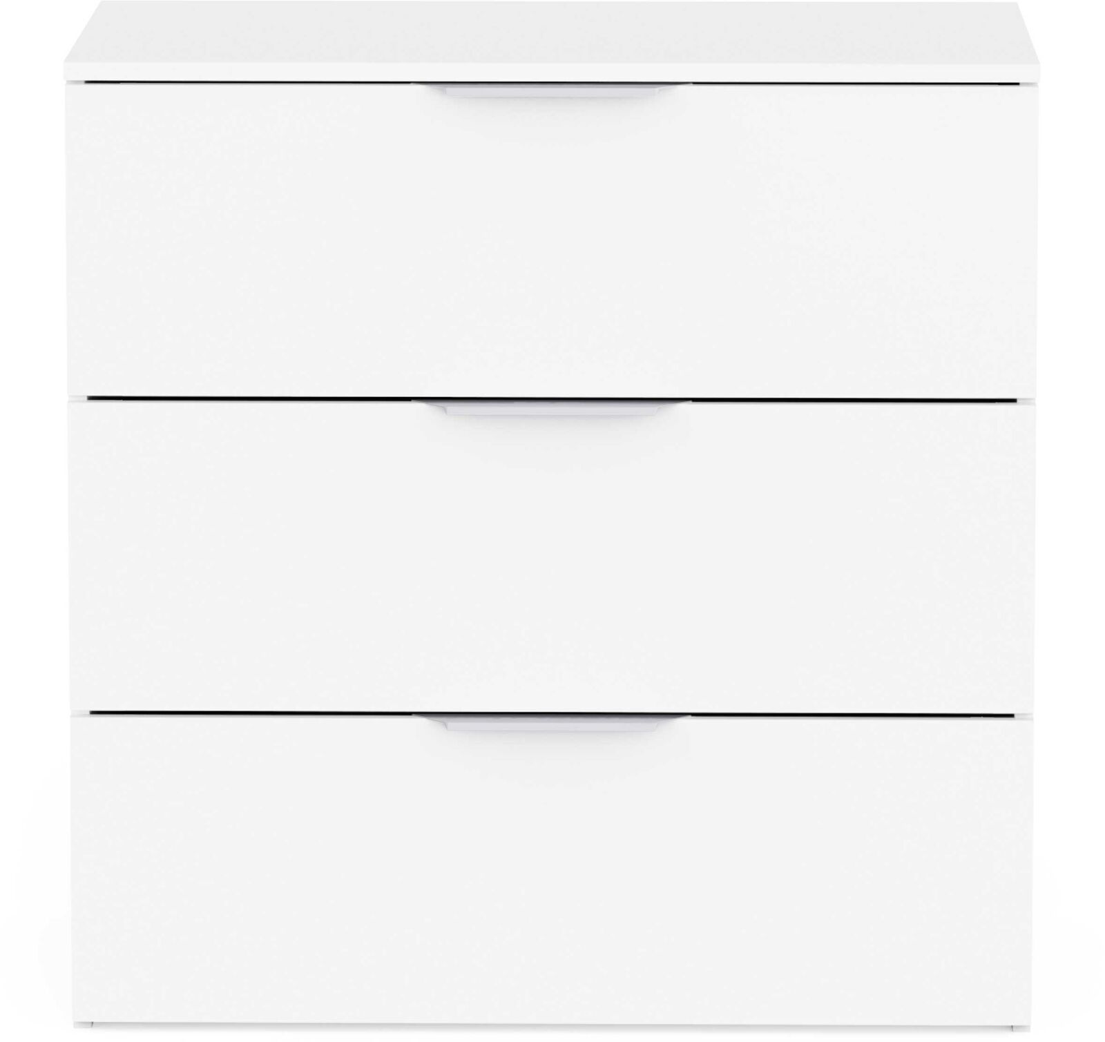 Ladekast Micheline - 80x41x81cm - 3 lades - wit – kavel bij Openbare Verkopen, Beveren-Leie