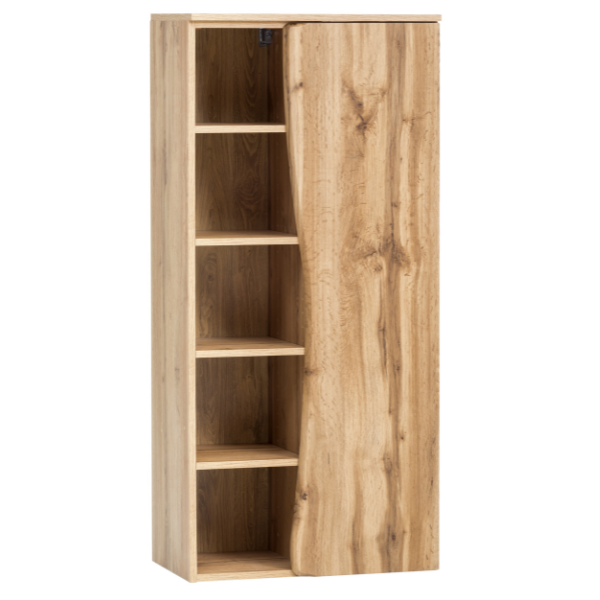 Kolomkast Karan 60cm 1 deur - eik – kavel bij Openbare Verkopen, Beveren-Leie