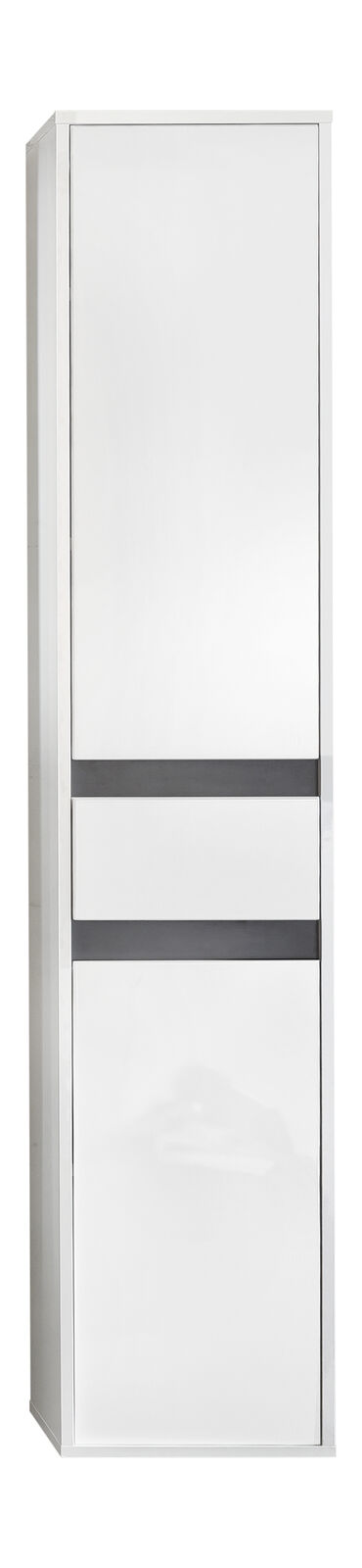 Kolomkast Sol | 35 x 31 x 172 cm | Wit melaminegecoat – kavel bij Openbare Verkopen, Beveren-Leie