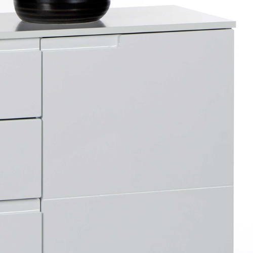Commode Peso 1 deur 4 lades - wit – kavel bij Openbare Verkopen, Beveren-Leie