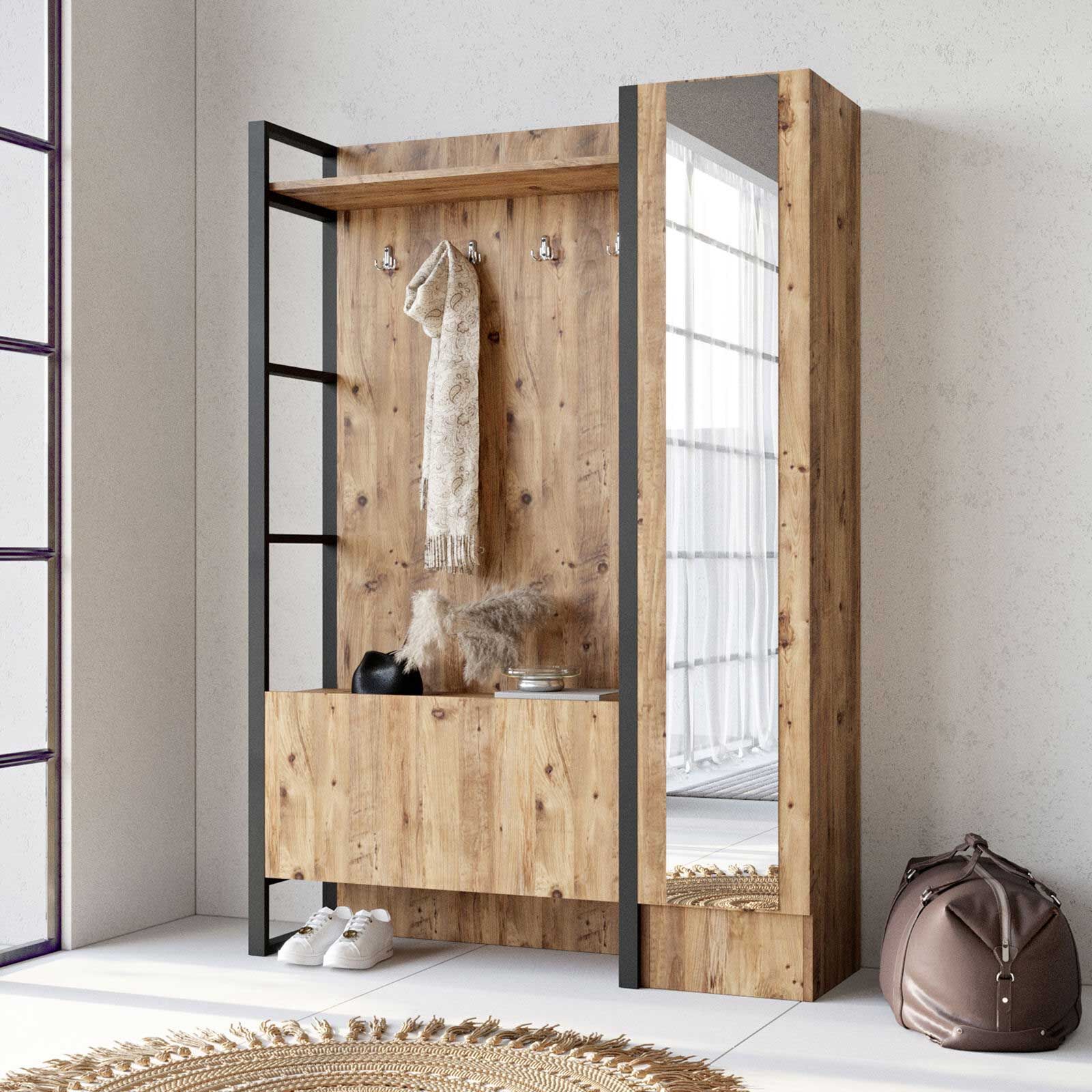 ML15 Kapstok | 100% MELAMINE | Atlantisch grenen – kavel bij Openbare Verkopen, Beveren-Leie