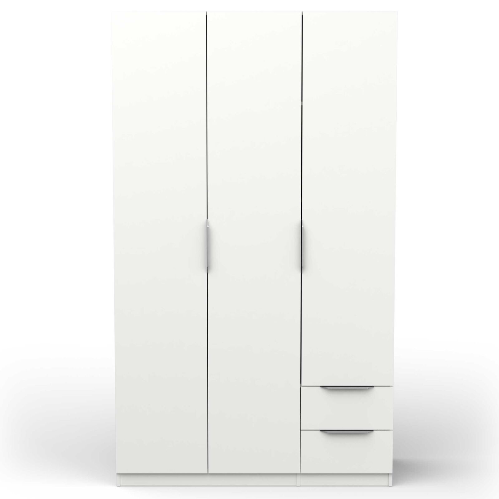 Kledingkast Spectre 120cm - mat wit – kavel bij Openbare Verkopen, Beveren-Leie