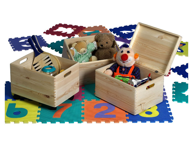 Houten opbergcombinatie Maxine met wieltjes – kavel bij Openbare Verkopen, Beveren-Leie