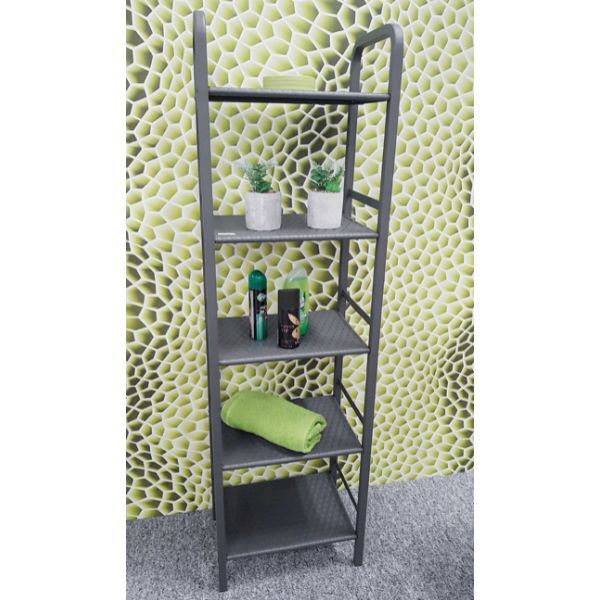 Bijzetrekje | 40 x 28 x 137 cm | Donkergrijs – kavel bij Openbare Verkopen, Beveren-Leie