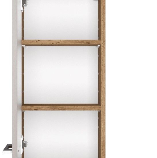 Hangkast Sefa 30cm 1 deur - eik/wit – kavel bij Openbare Verkopen, Beveren-Leie