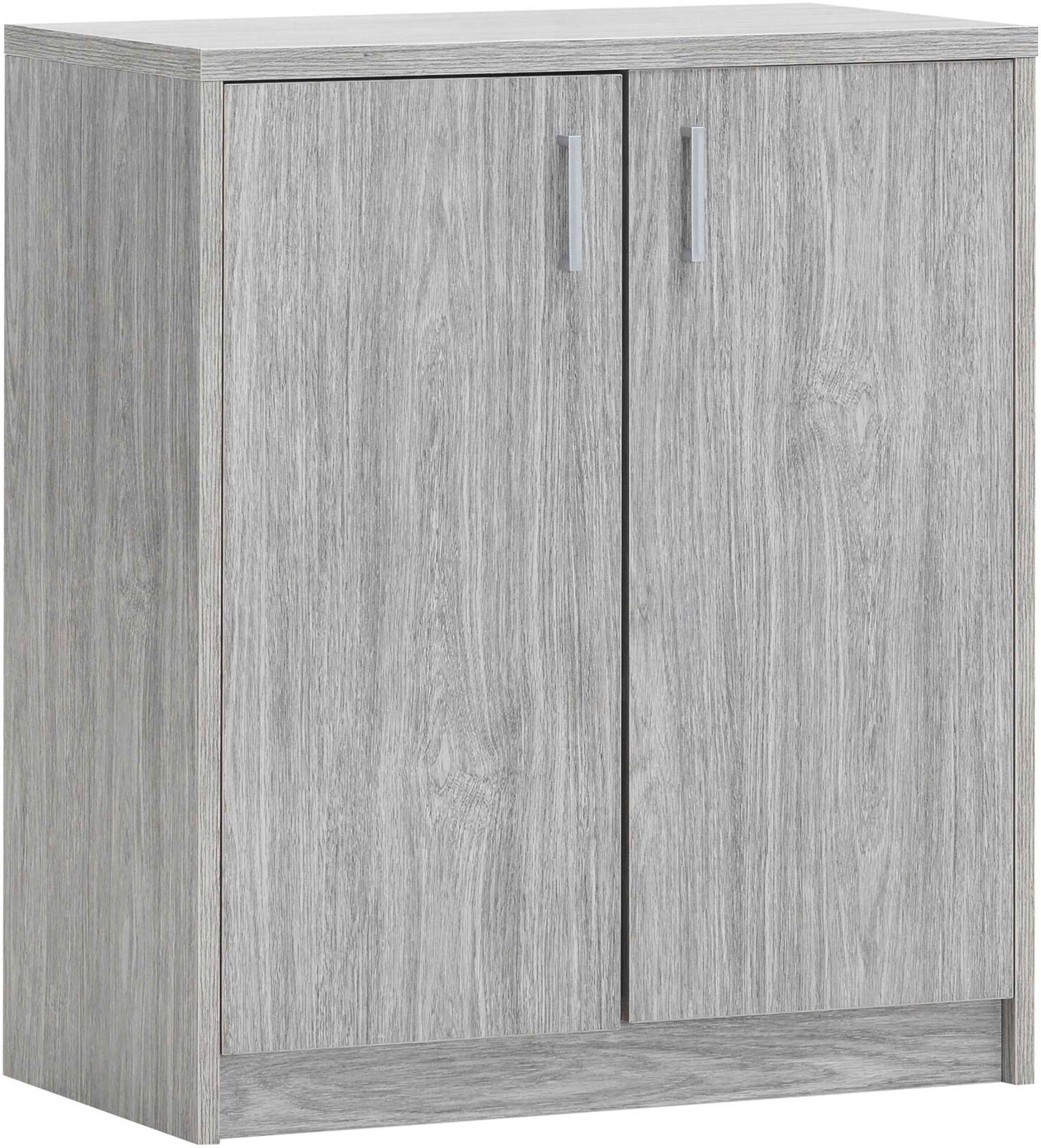 Commode Spacio 84cm 2 deuren - grijze eik – kavel bij Openbare Verkopen, Beveren-Leie