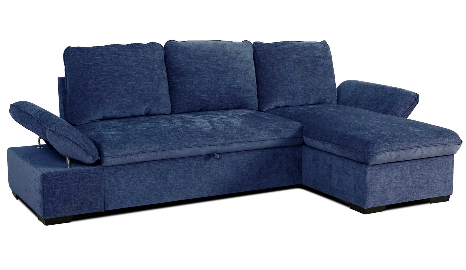 Hoekzetel Candy - met opbergruimte - blauw – kavel bij Openbare Verkopen, Beveren-Leie