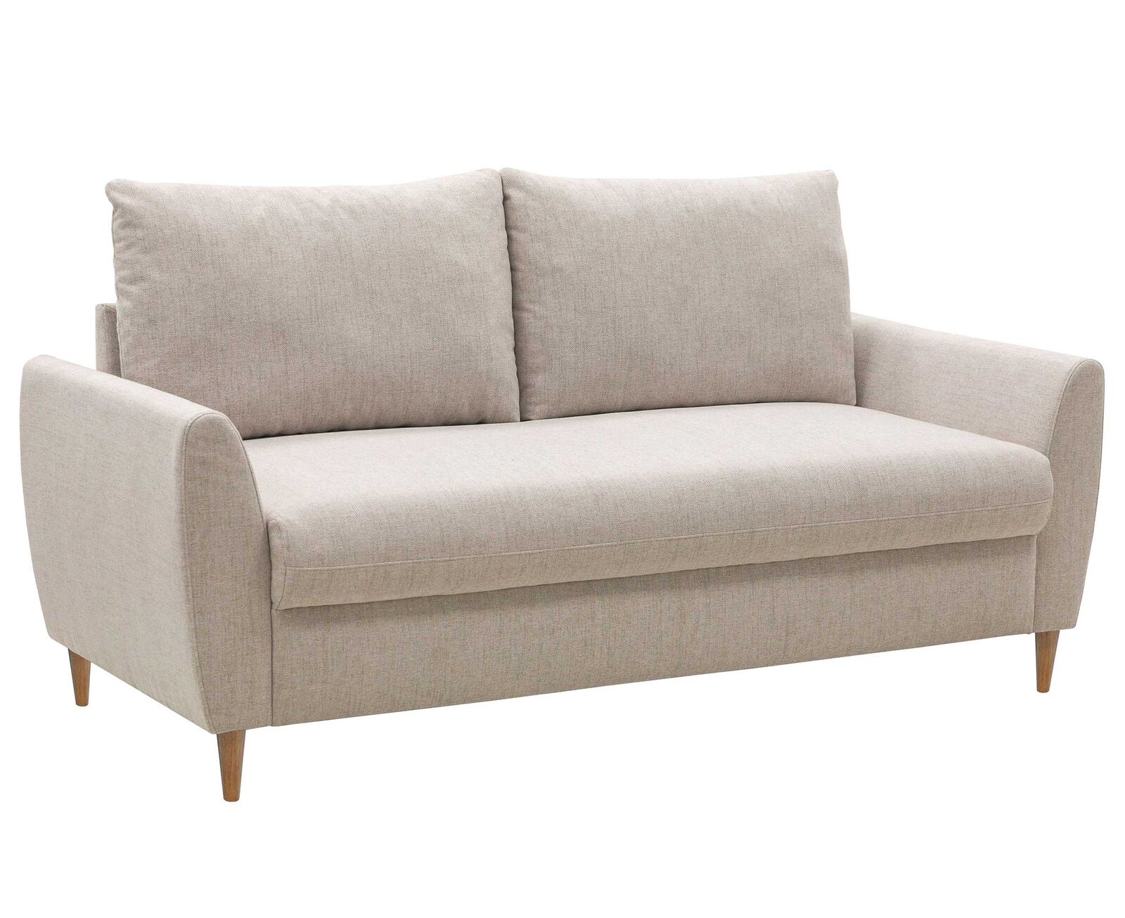 3-zitsbank Lino - beige stof – kavel bij Openbare Verkopen, Beveren-Leie
