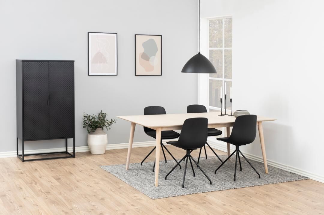 Eettafel Cedro 200x100cm - witte eik – kavel bij Openbare Verkopen, Beveren-Leie