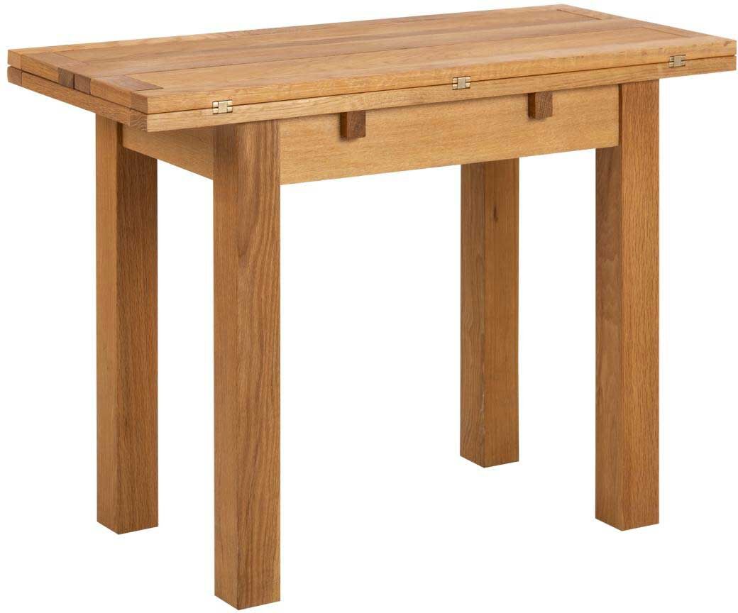 Verlengbare eettafel Kayleigh - massief eikenhout – kavel bij Openbare Verkopen, Beveren-Leie