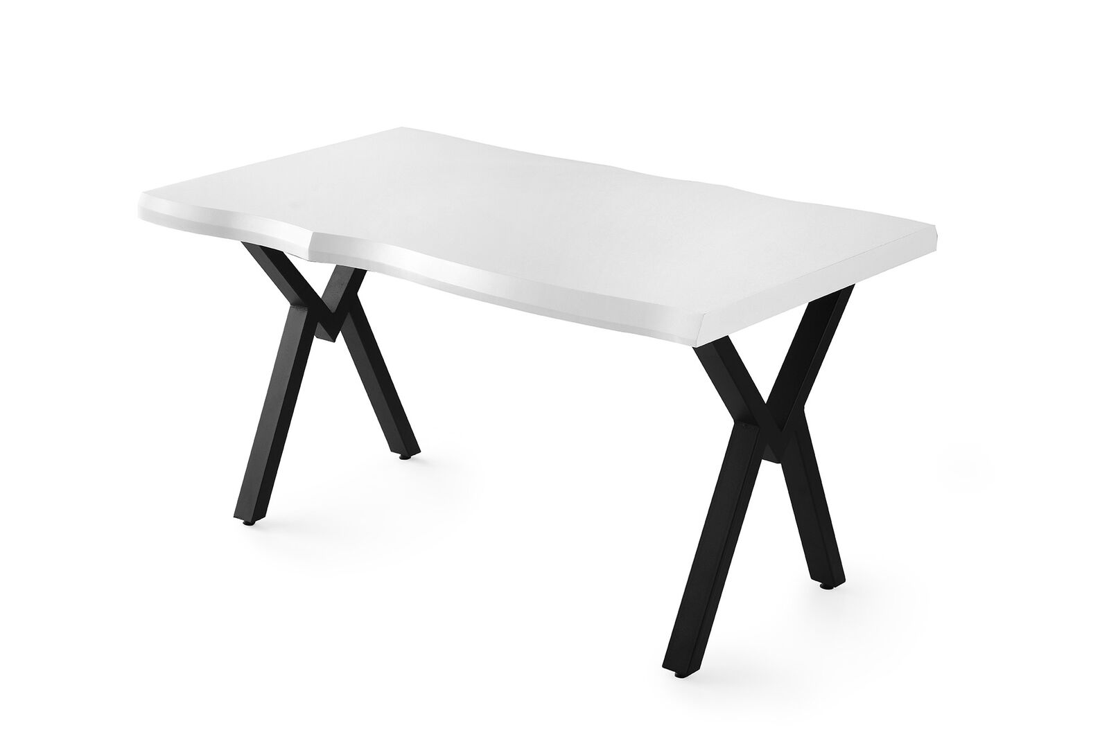 Vella Eettafel | 140x75x80 cm | Wit Melamine – kavel bij Openbare Verkopen, Beveren-Leie