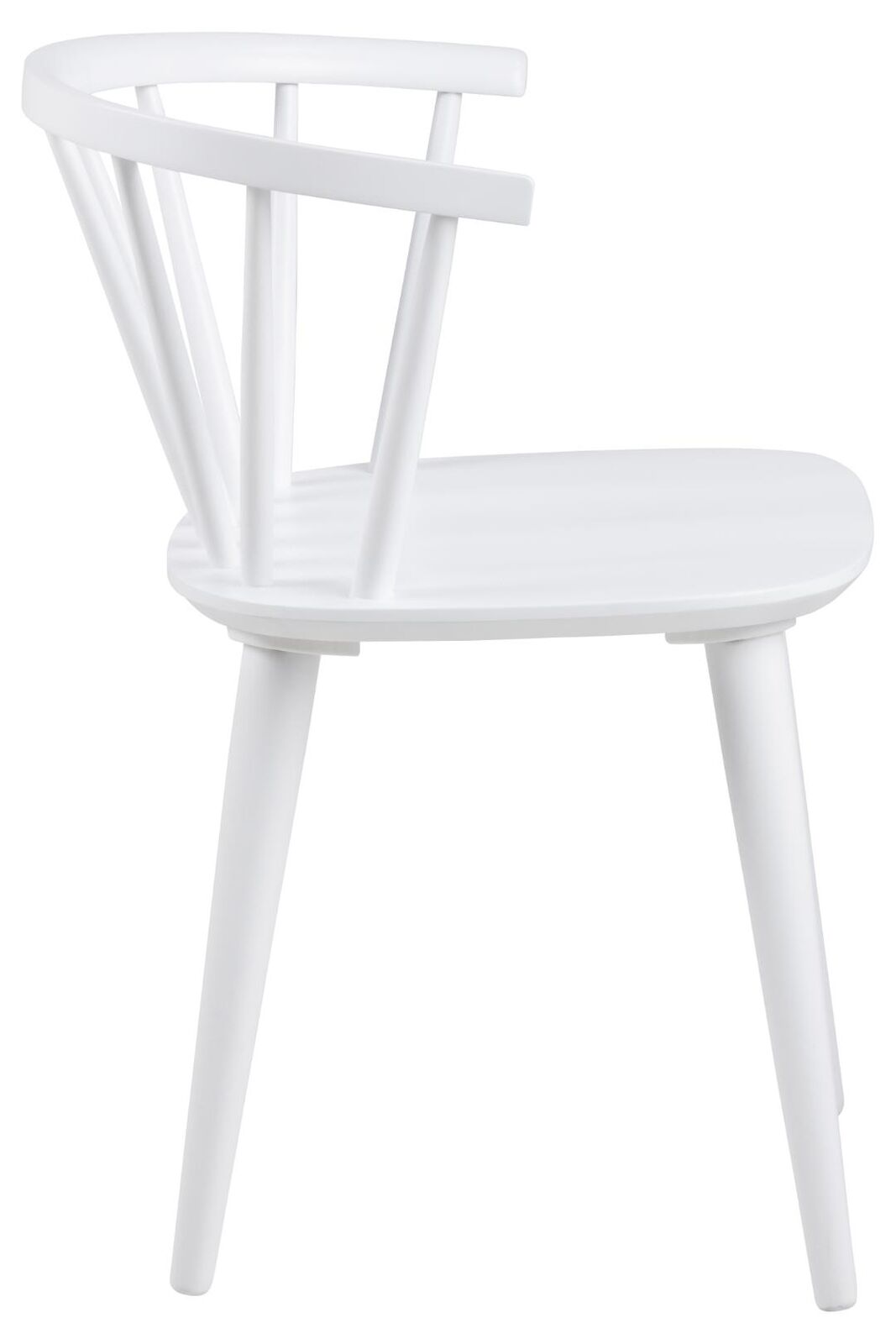 Eetkamerstoel Ida - 51x51x75cm - rubberhout - wit – kavel bij Openbare Verkopen, Beveren-Leie