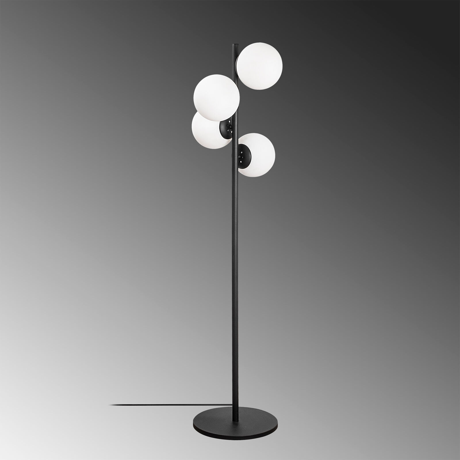 Faze Staande lamp | METALEN BEHUIZING | Zwart – kavel bij Openbare Verkopen, Beveren-Leie