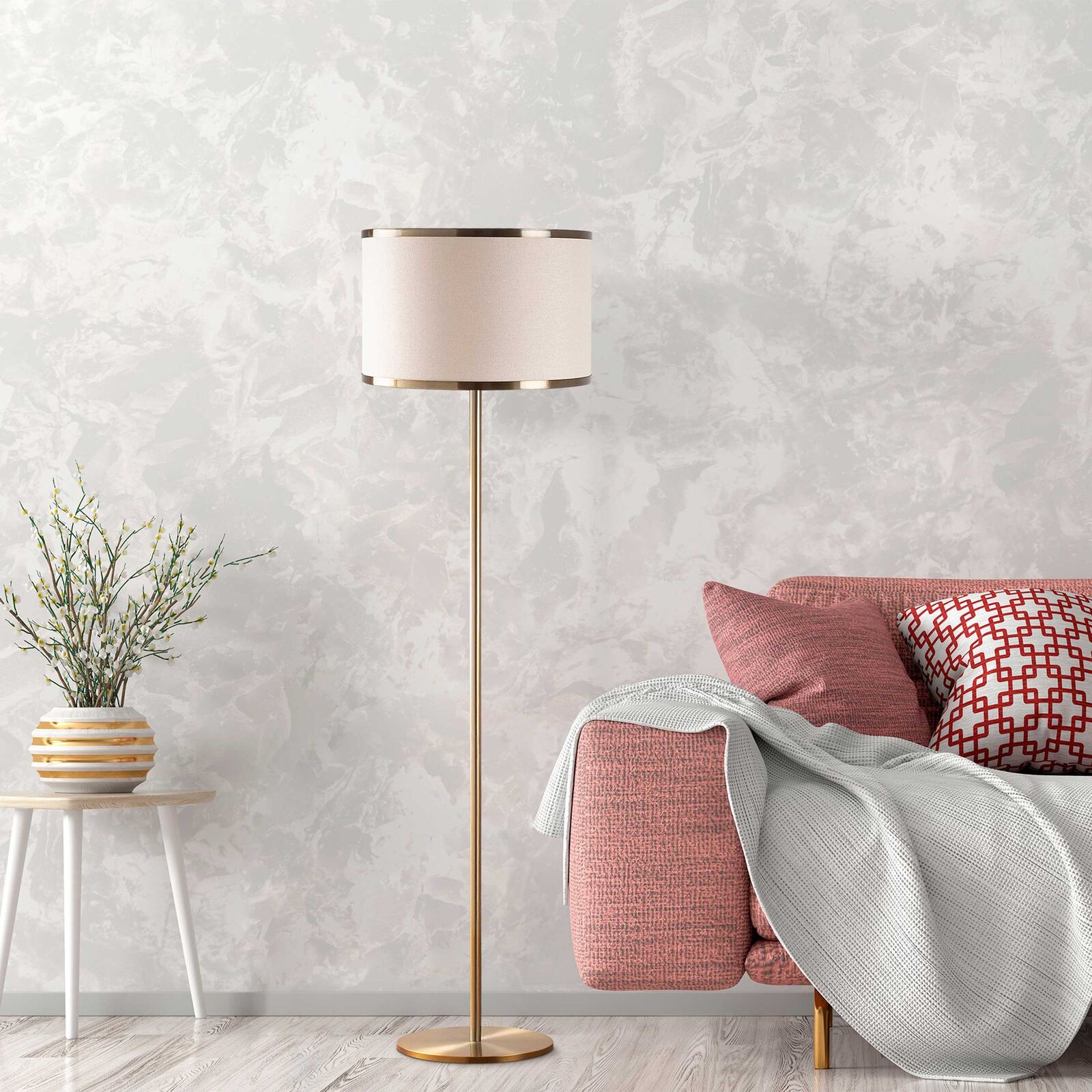 Way Staande lamp | METALEN BEHUIZING | Vintage – kavel bij Openbare Verkopen, Beveren-Leie
