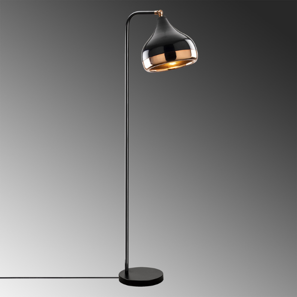 YÄ±ldo Staande lamp | METALEN BEHUIZING | Zwart, koper – kavel bij Openbare Verkopen, Beveren-Leie