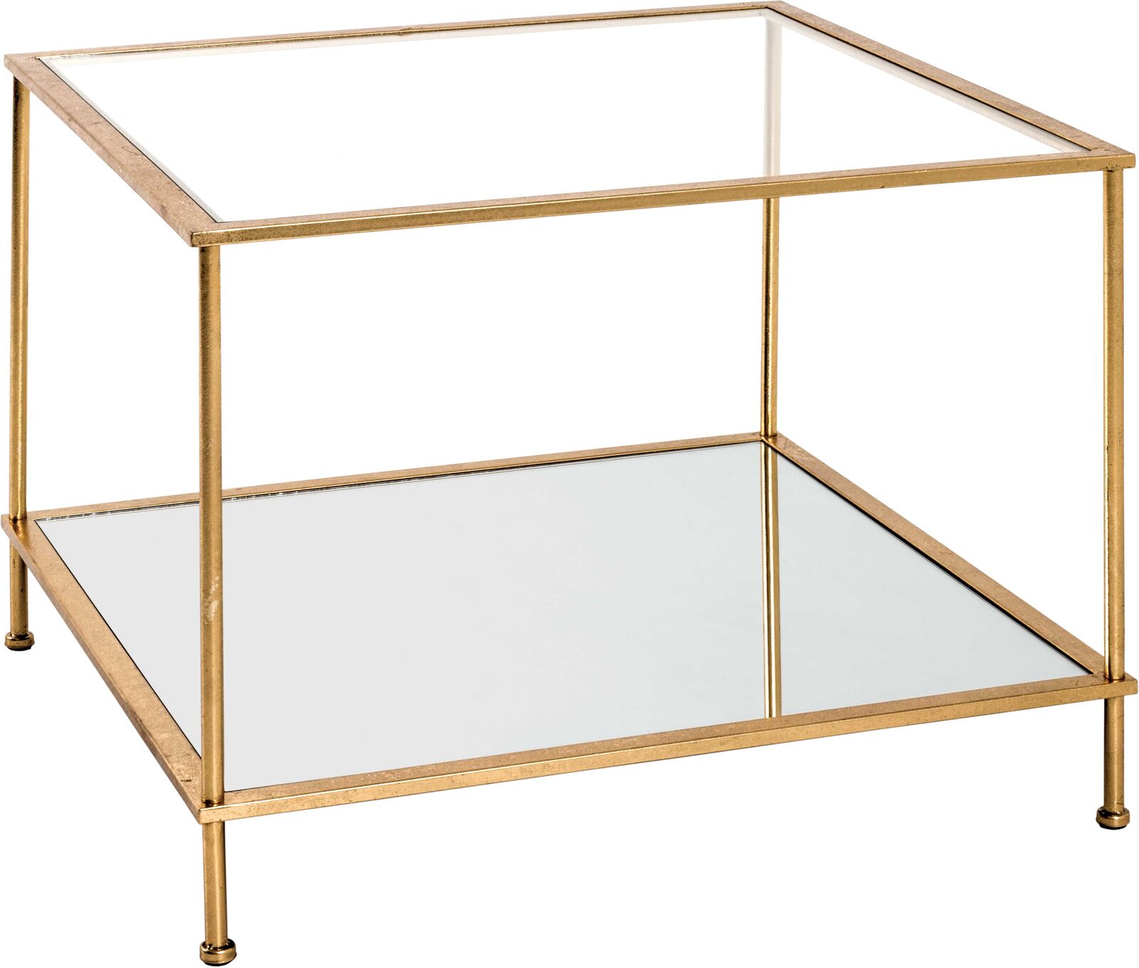 Bijzettafel | 60 x 60 x 45 cm | Goud-design – kavel bij Openbare Verkopen, Beveren-Leie