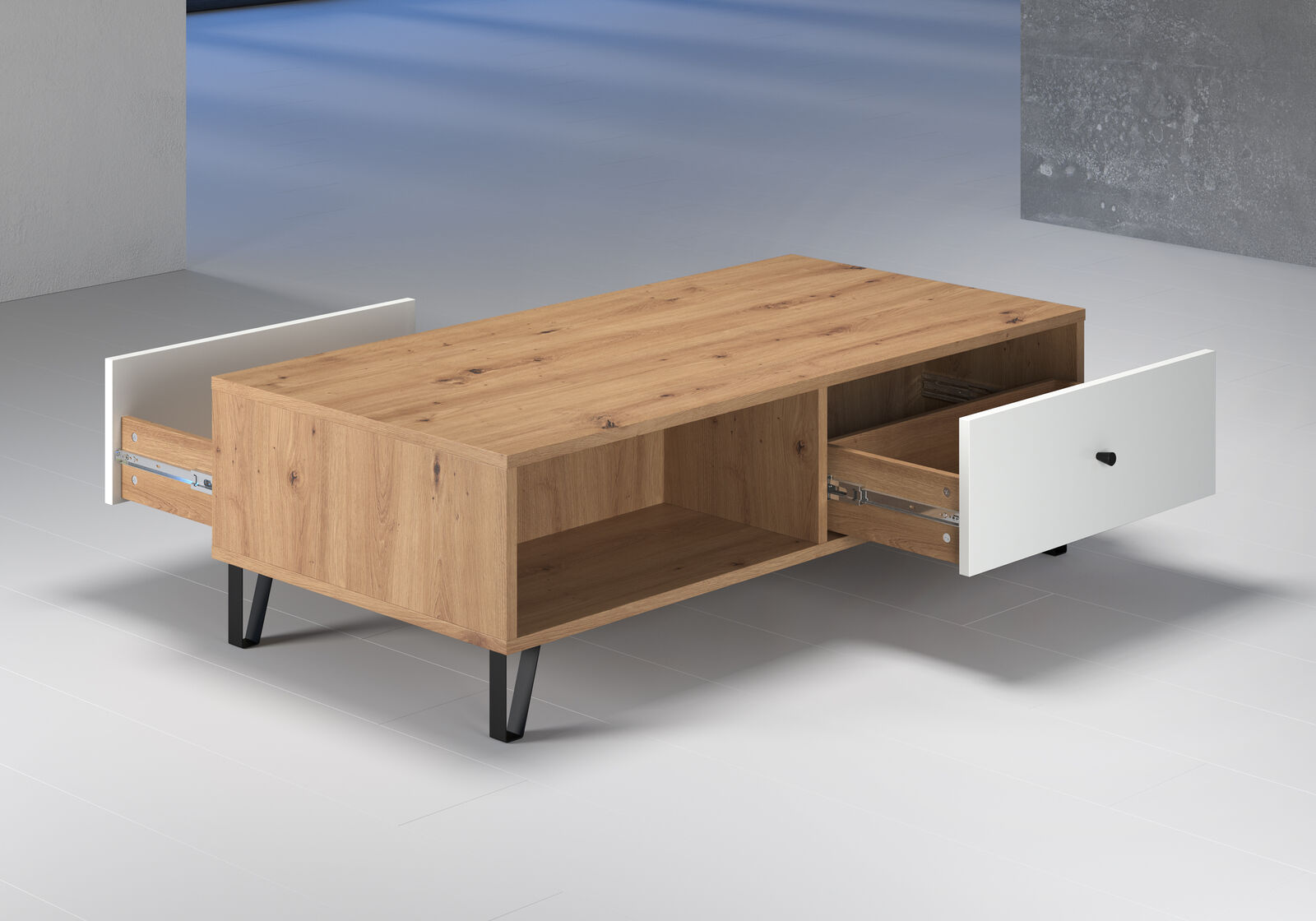 Salontafel Touch | 110 x 60 x 37 cm | Artisan Oak-design – kavel bij Openbare Verkopen, Beveren-Leie
