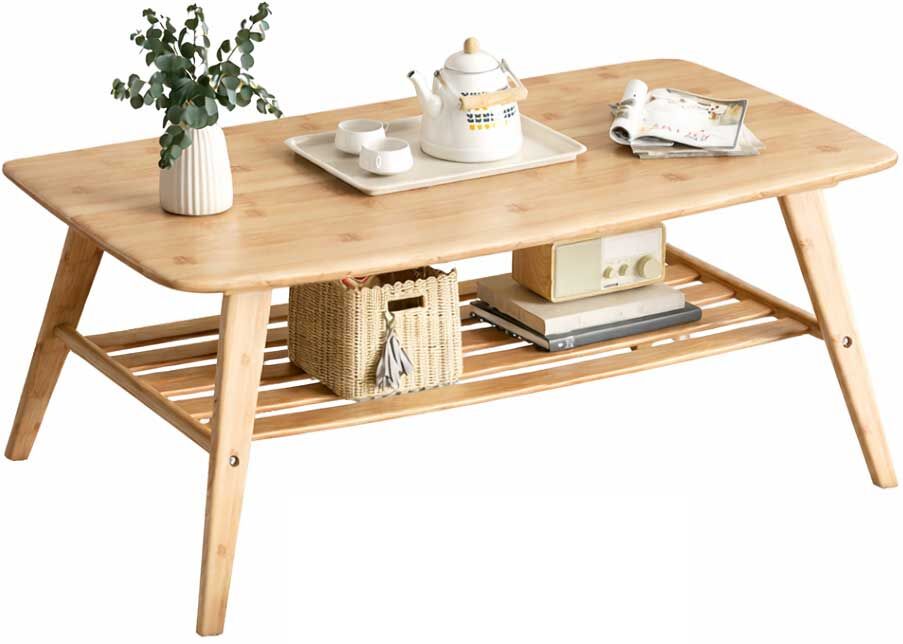 Salontafel Reini - 120x60x50cm - bamboehout – kavel bij Openbare Verkopen, Beveren-Leie