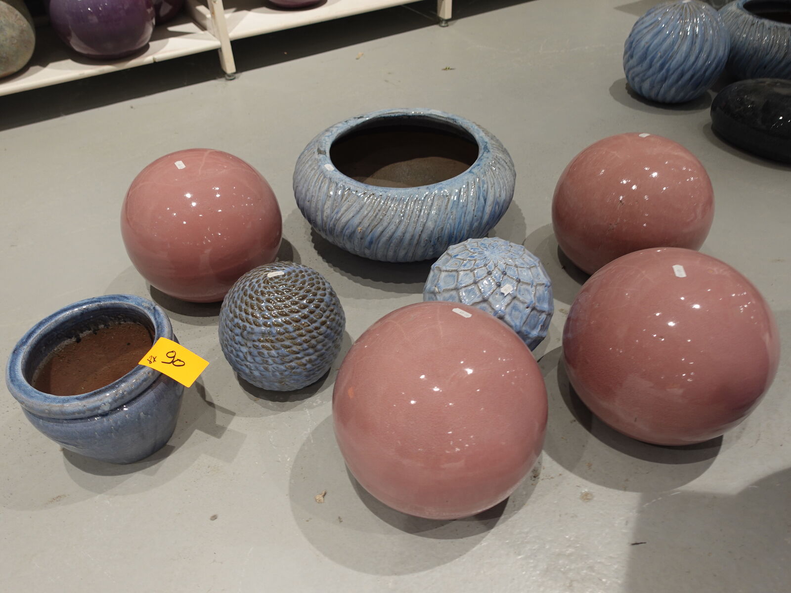 8x Diverse terracotta bloempot / decoratie – kavel bij Openbare Verkopen, Waregem