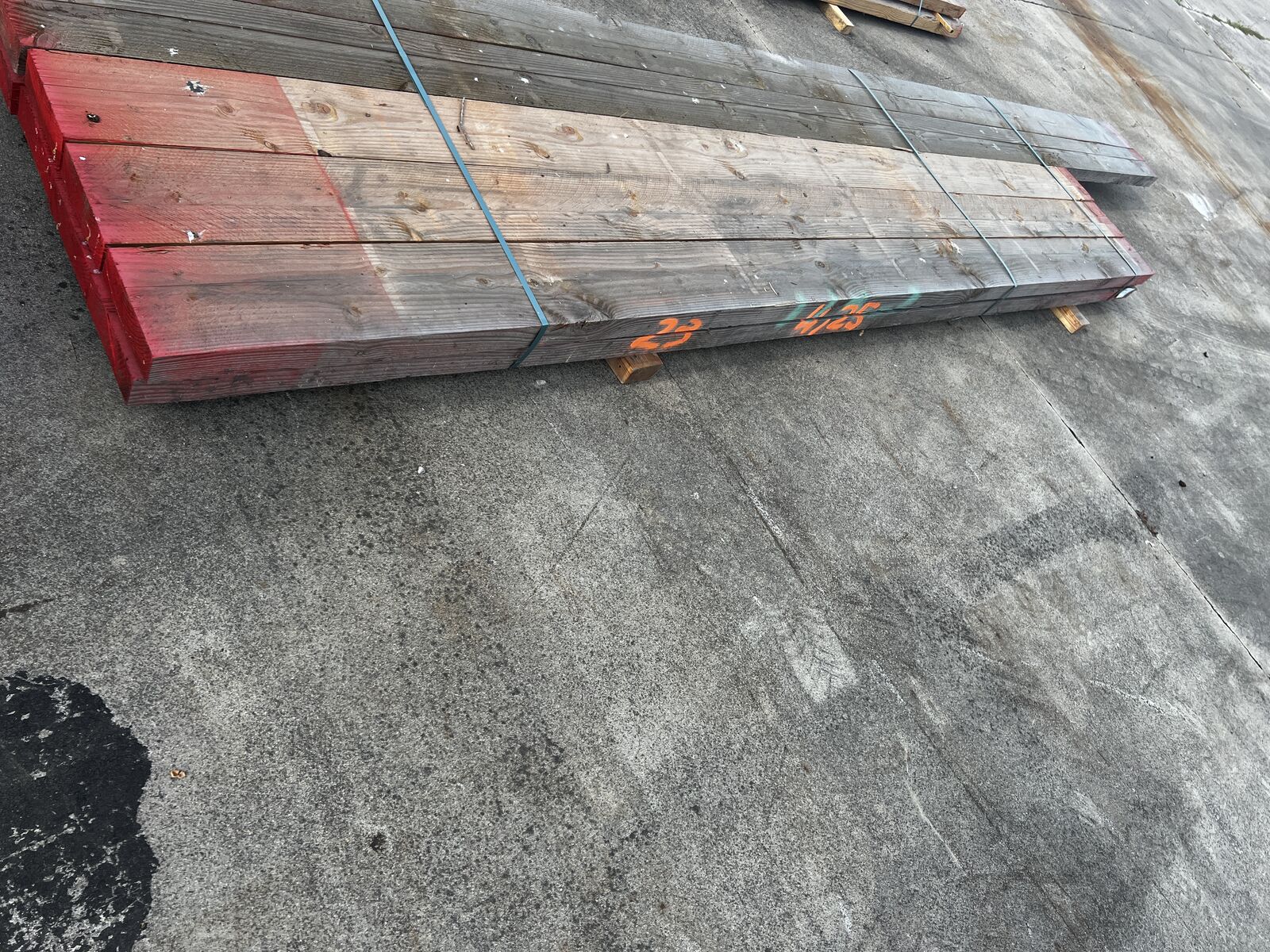10x Houten balk Douglas – kavel bij Openbare Verkopen, Zele