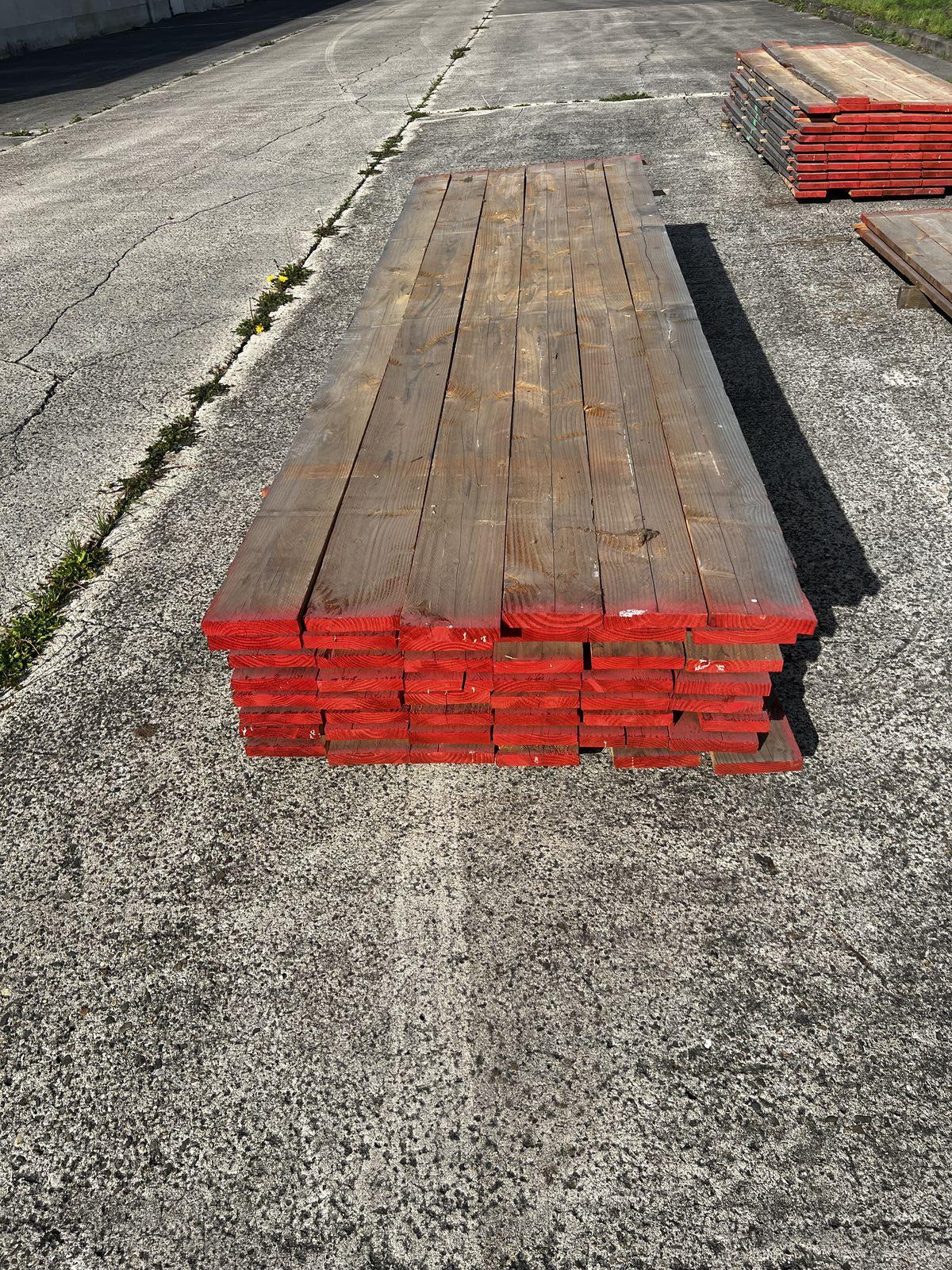 48x Houten plank – kavel bij Openbare Verkopen, Zele