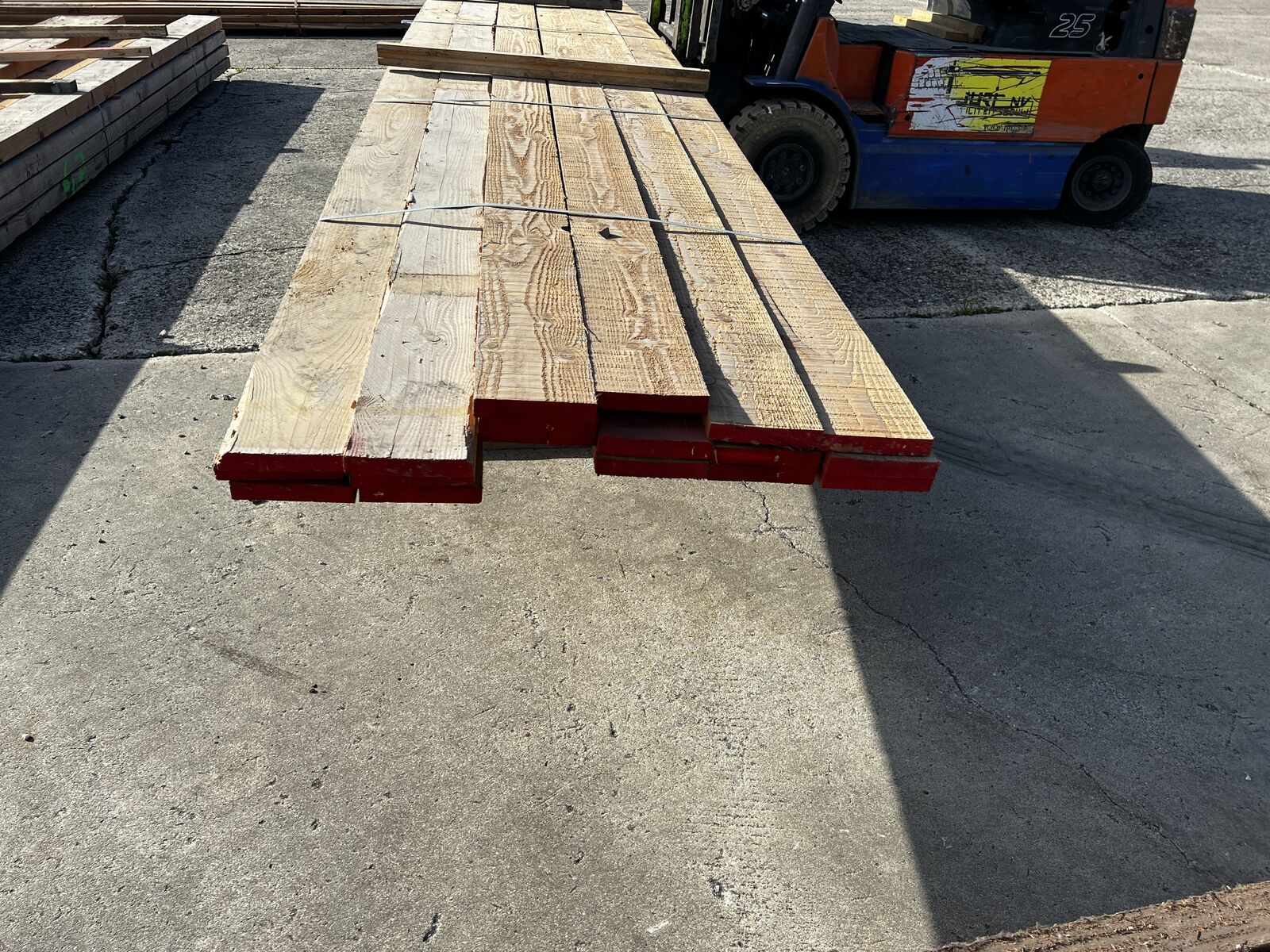 13x Houten plank – kavel bij Openbare Verkopen, Zele