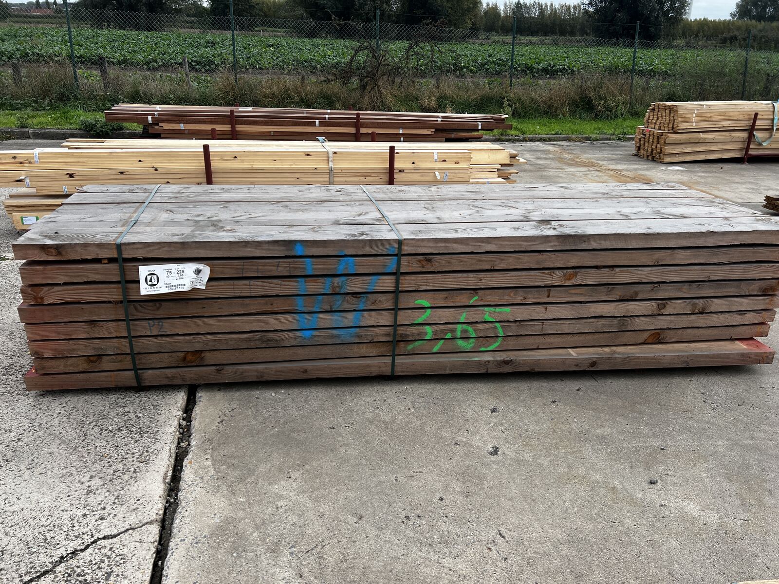 40x balk Douglas – kavel bij Openbare Verkopen, Zele
