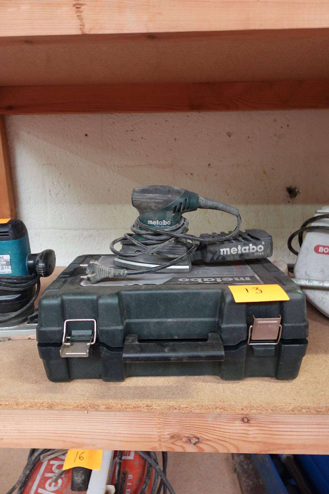 Elektrische handschuurmachine Metabo – kavel bij Openbare Verkopen, Desselgem