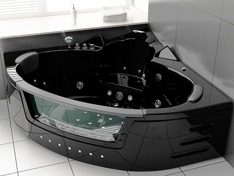 2 Persoons Whirlpool massagebad - hoekbad 1500x1500x620mm – kavel bij Openbare Verkopen