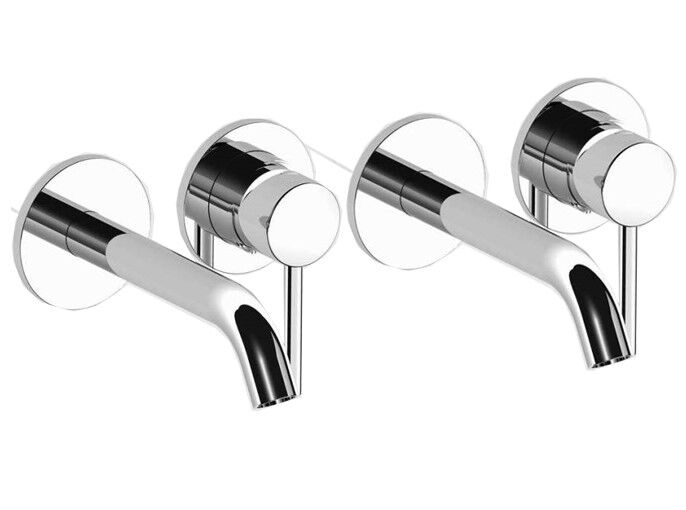Set van Inbouw Mengkranen - Verchroomd RVS – kavel bij Openbare Verkopen