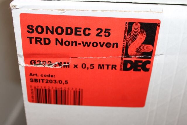 3 x Sonodec TRD Non Woven 25 Ø203 - 0,5m – kavel bij Openbare Verkopen, Ruddervoorde