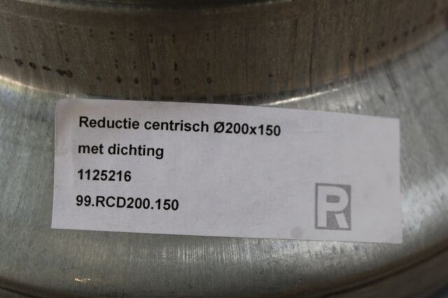 9 x Reductie centrisch Ø200x150 – kavel bij Openbare Verkopen, Ruddervoorde
