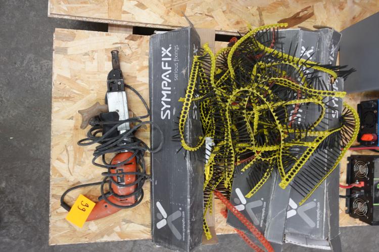 Schroefmachine Spit & toebehoren – kavel bij Openbare Verkopen, Wervik