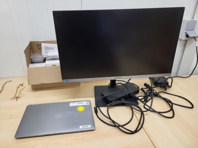 Laptop Dell Latitude 7400 + monitor Samsung 24inch – kavel bij Openbare Verkopen, Wielsbeke