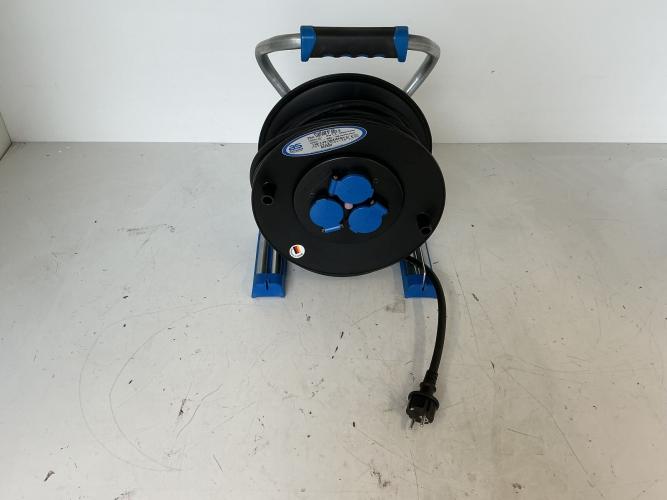 Professionele kabelhaspel as - Schwabe ProPower Z2 – 25m (H07RN-F 3G2,5) – IP44 – kavel bij Openbare Verkopen, Gullegem