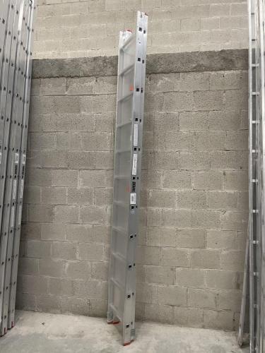 2-delige schuifladder 2x11 TÜV-aluminium – kavel bij Openbare Verkopen, Maasmechelen